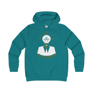 Why Not Retire Girlie College Hoodie - JTApparel