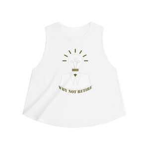 Why Not Retire Women's Crop Top - JTApparel