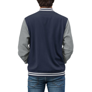 Why Not Retire Men's Varsity Jacket - JTApparel