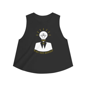 Why Not Retire Women's Crop Top - JTApparel