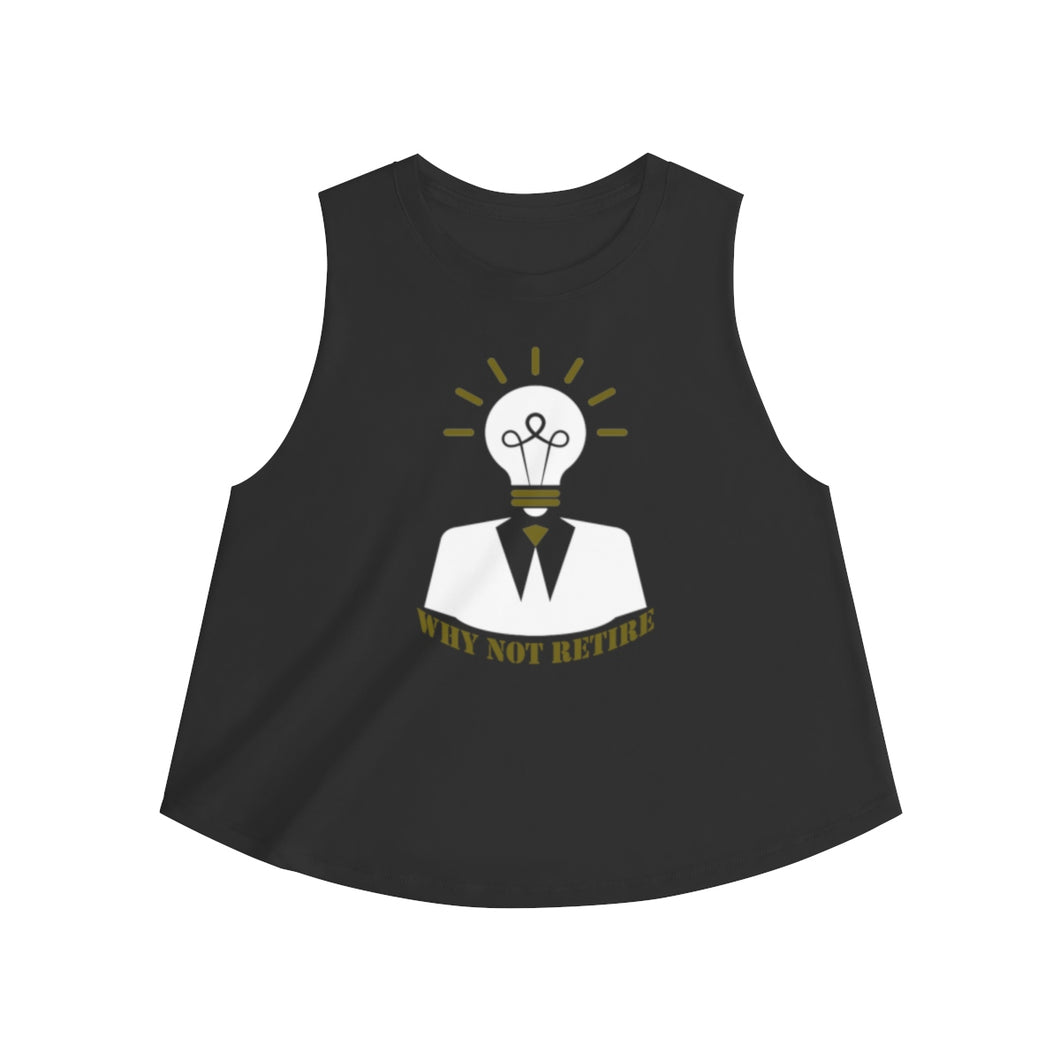 Why Not Retire Women's Crop Top - JTApparel