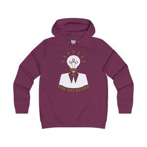 Why Not Retire Girlie College Hoodie - JTApparel