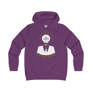 Why Not Retire Girlie College Hoodie - JTApparel