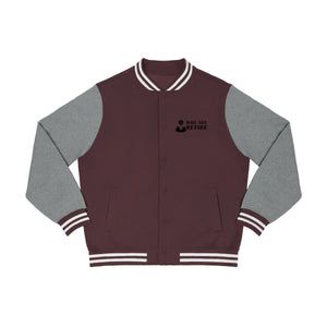 Why Not Retire Men's Varsity Jacket - JTApparel