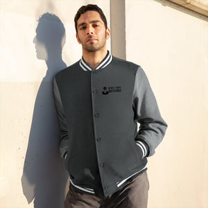 Why Not Retire Men's Varsity Jacket - JTApparel