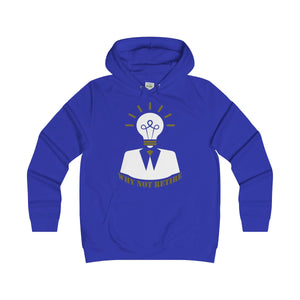 Why Not Retire Girlie College Hoodie - JTApparel