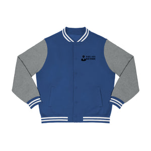Why Not Retire Men's Varsity Jacket - JTApparel