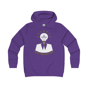 Why Not Retire Girlie College Hoodie - JTApparel