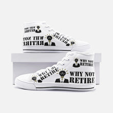 Why Not Retire Unisex High Top Canvas Shoes