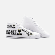 Why Not Retire Unisex High Top Canvas Shoes