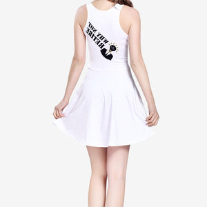 Why Not Retire Women's Sleeveless Midi Casual Flared Skater Dress