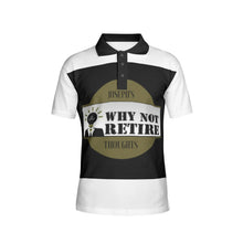 Why Not Retire Men's All-Over Print Polo Shirts