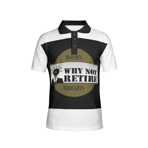 Why Not Retire Men's All-Over Print Polo Shirts
