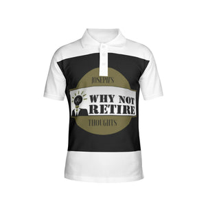 Why Not Retire Men's All-Over Print Polo Shirts