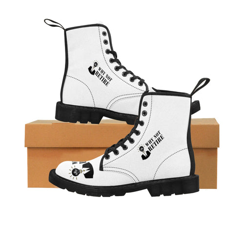 Why Not Retire Men's Martin Boots - JTApparel