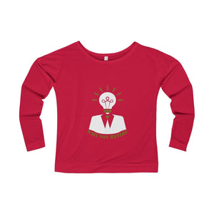 Women's Why Not Retire Terry Long Sleeve Scoopneck T-Shirt - JTApparel