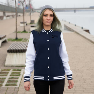 Why Not Retire Women's Varsity Jacket - JTApparel