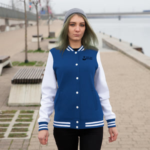 Why Not Retire Women's Varsity Jacket - JTApparel