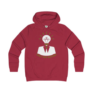 Why Not Retire Girlie College Hoodie - JTApparel