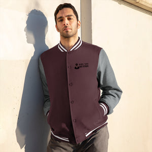 Why Not Retire Men's Varsity Jacket - JTApparel