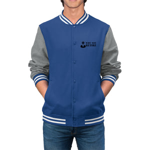 Why Not Retire Men's Varsity Jacket - JTApparel