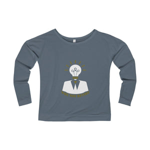 Women's Why Not Retire Terry Long Sleeve Scoopneck T-Shirt - JTApparel
