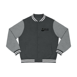 Why Not Retire Men's Varsity Jacket - JTApparel