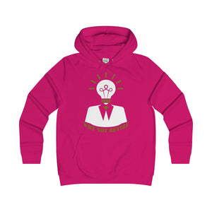 Why Not Retire Girlie College Hoodie - JTApparel