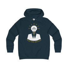 Why Not Retire Girlie College Hoodie - JTApparel