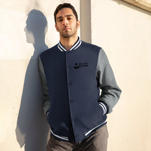 Why Not Retire Men's Varsity Jacket - JTApparel