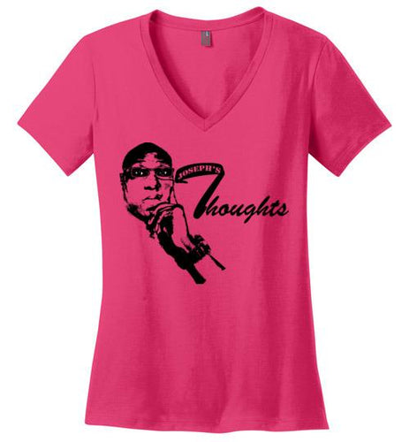 Joseph's Thoughts Signature Logo District Made Ladies V Neck Tee]Jtapparel.com - JTApparel