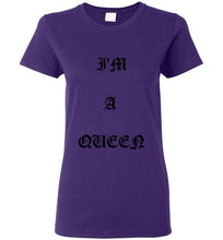 I'm A Queen Logo Gildan Ladies Short- Sleeve Tee]Jtapparel.com - JTApparel