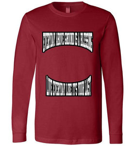 Everyday Above Ground Is A Blessing Canvas Long Sleeve T-Shirt]Jtapparel.com - JTApparel