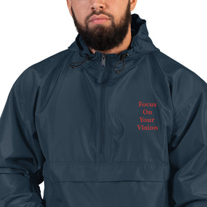 Focus On Your Vision Embroidered Men's Champion Packable Jacket