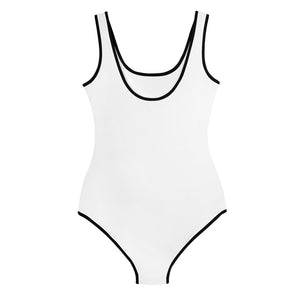 Why Not Retire All-Over Print Youth Swimsuit - JTApparel