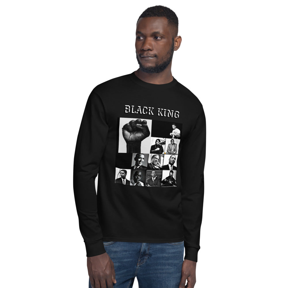 Black King Men's Champion Long Sleeve Shirt