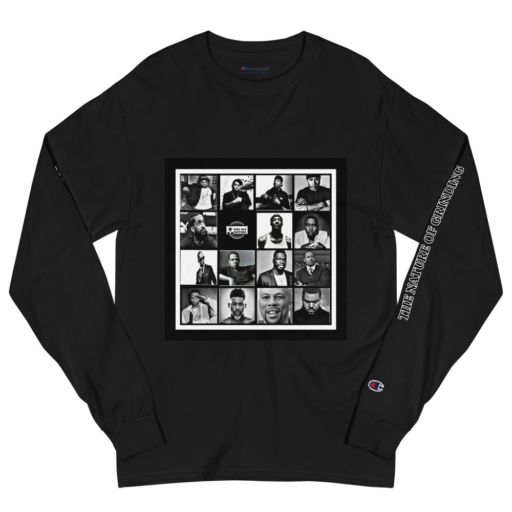 The Nature Of Grinding Men's Champion Long Sleeve Shirt