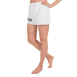 Why Not Retire All-Over Print Women's Athletic Short Shorts - JTApparel