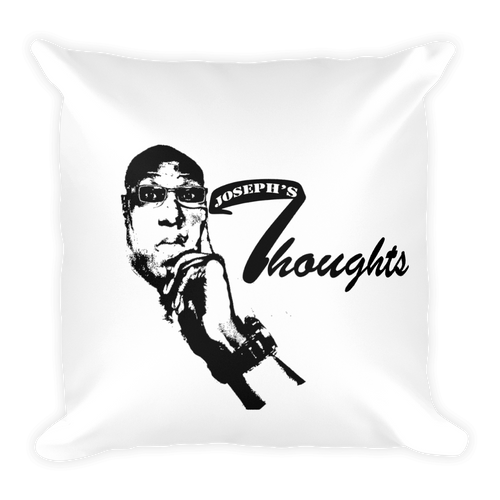 Why Not Retire/ Joseph's Thoughts Logo Pillow - JTApparel