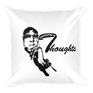 Why Not Retire/ Joseph's Thoughts Logo Pillow - JTApparel