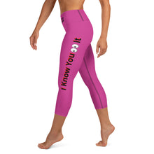 I Know You See It Yoga Capri Leggings