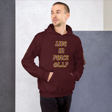 Live In Peace Unisex Hoodie