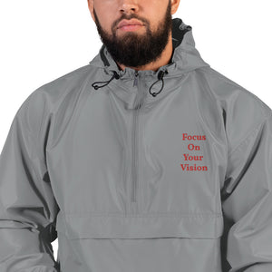 Focus On Your Vision Embroidered Men's Champion Packable Jacket
