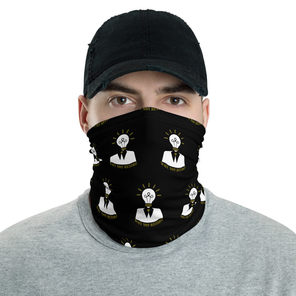 Black Why Not  Retire Neck Gaiter