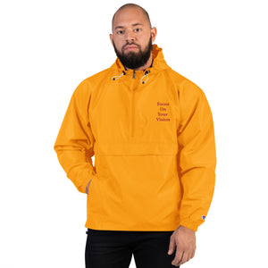 Focus On Your Vision Embroidered Men's Champion Packable Jacket